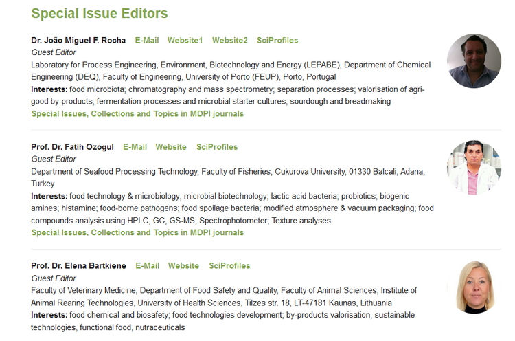 Special Issue "Regulation of Food Fermentations by Bacteria, Yeasts and Filamentous Fungi"